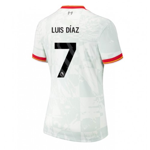 Fotballdrakt Dame Liverpool Luis Diaz #7 Tredjedrakt 2024-25 Kortermet